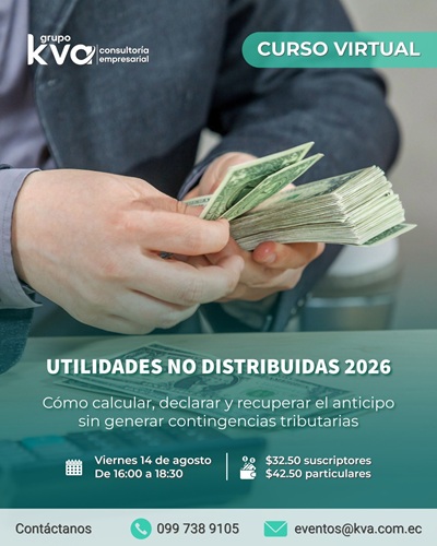 UTILIDADES NO DISTRIBUIDAS 2026